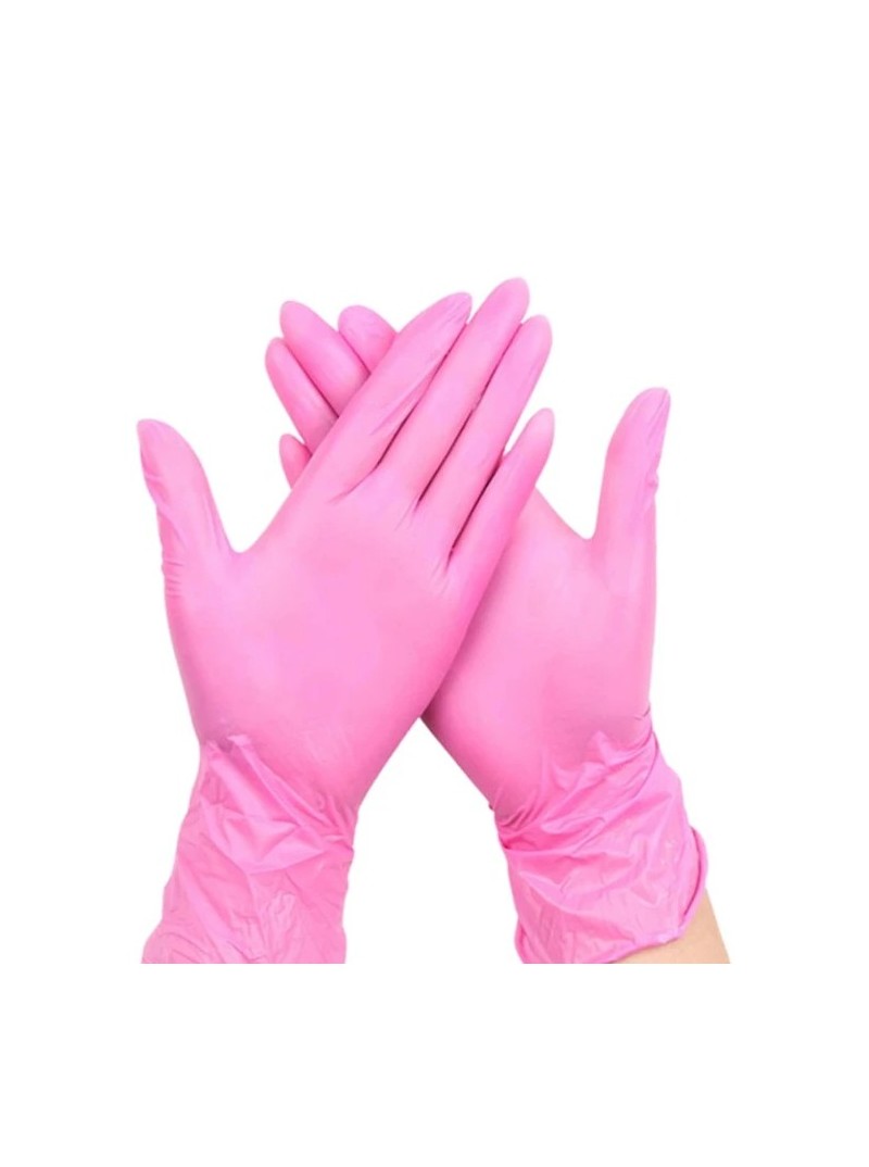 GUANTE DE NITRILO ROSADO TALLA S OPRUCARE