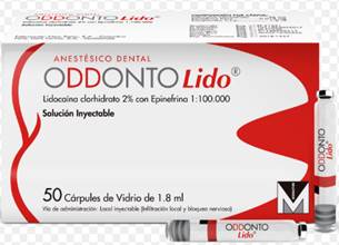 ODDONTO LIDO 50 CARTUCHOS
